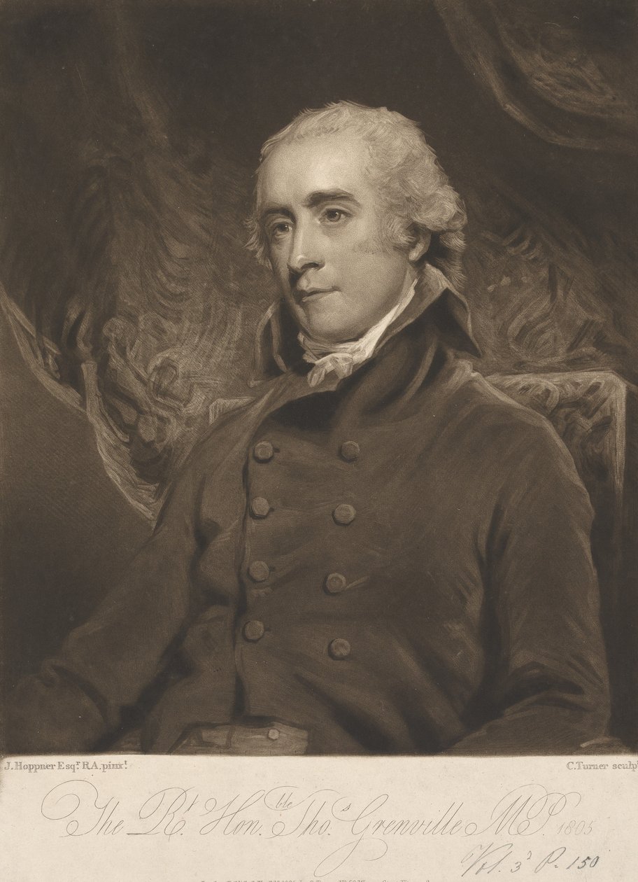 El Muy Honorable Thomas Grenville de Charles Turner
