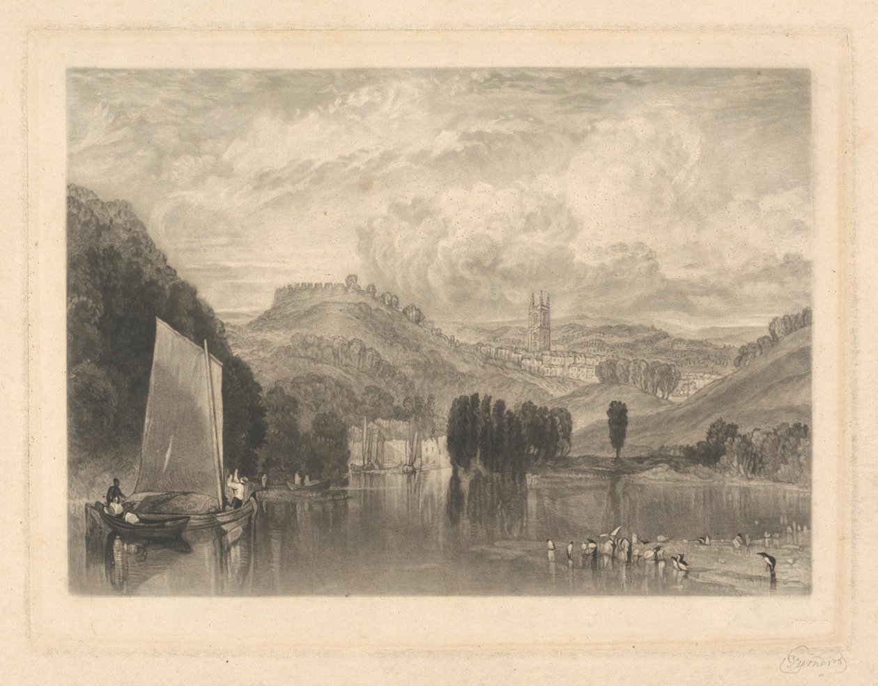 Totnes, en el Dart de Charles Turner