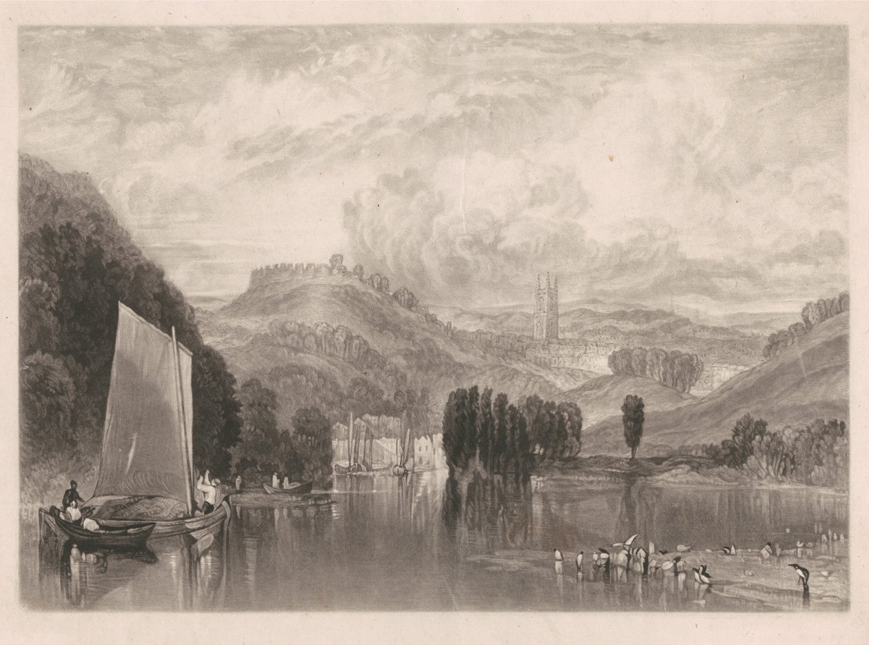 Totnes, a orillas del río Dart de Charles Turner