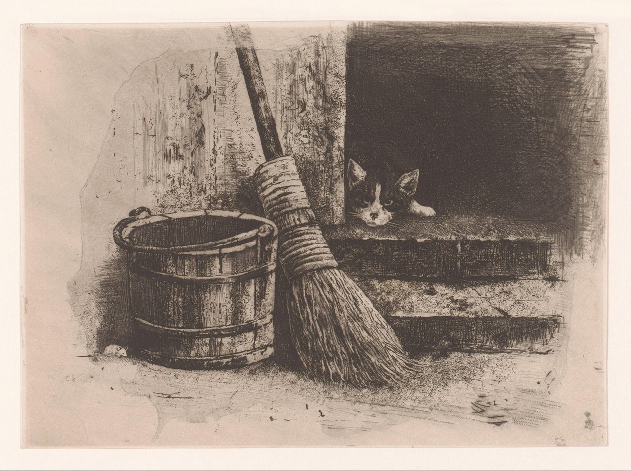 El gato y el ratón de Charles Verlat