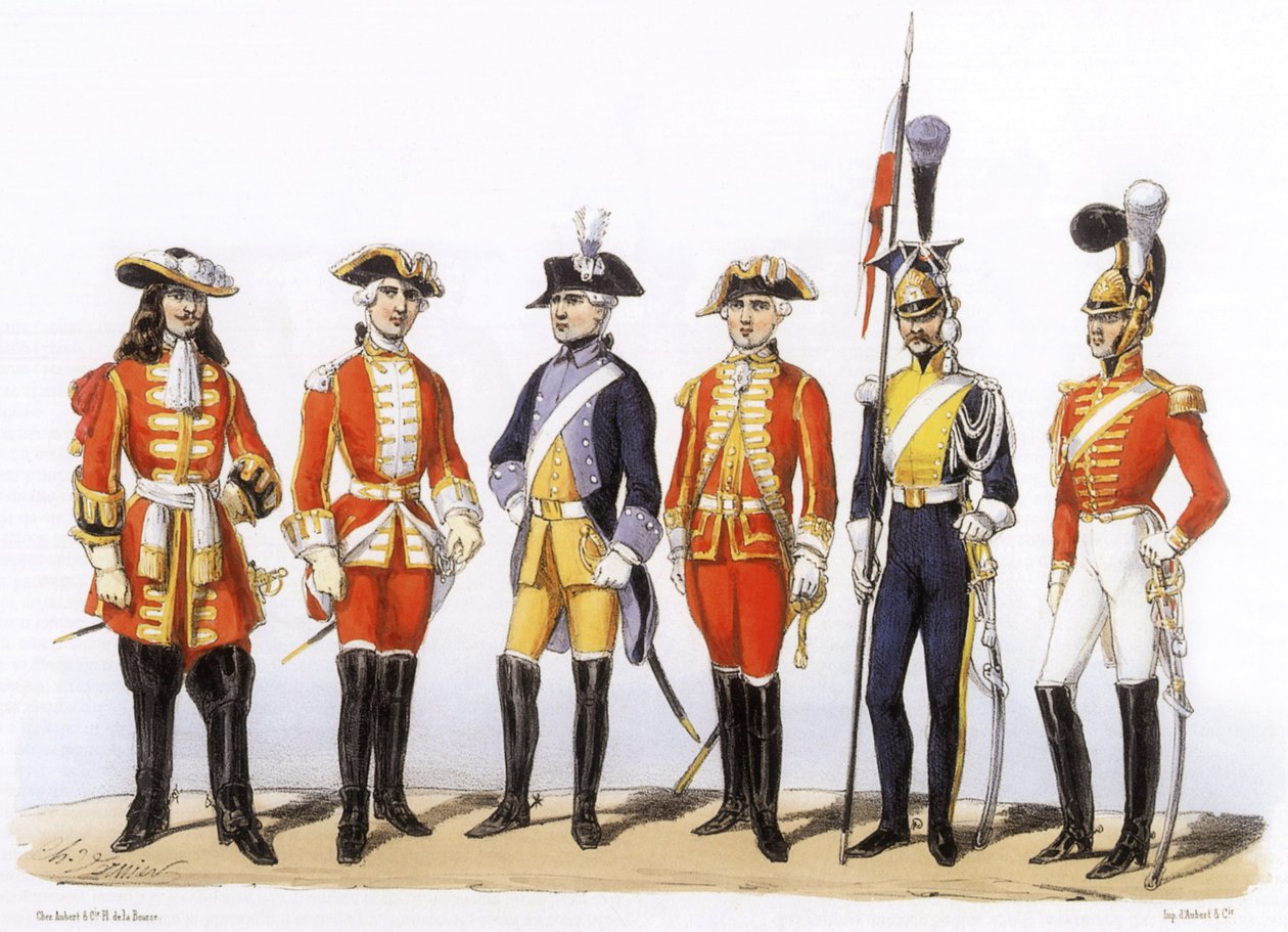 Uniformes del ejército francés: Caballos ligeros de Charles Vernier