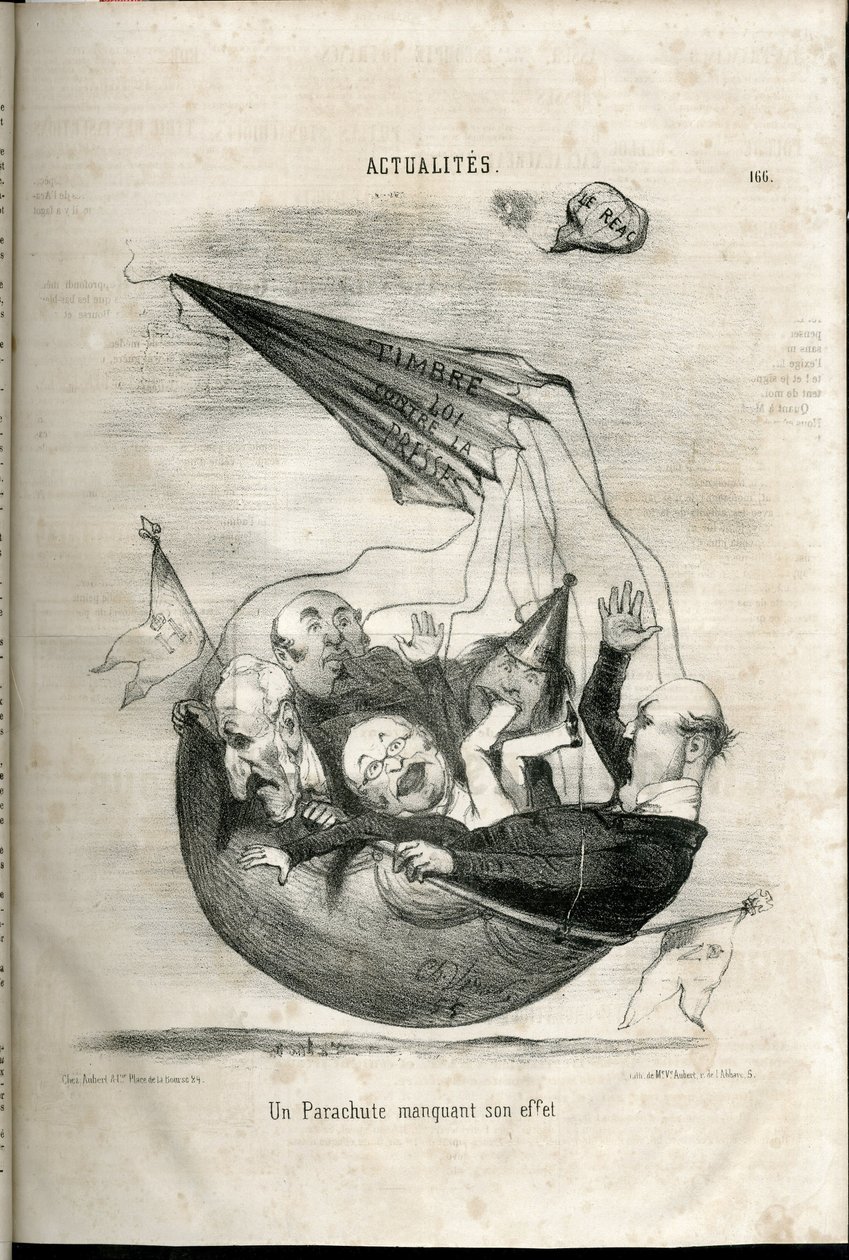 Ilustración de Charles Vernier (? -1887) en Le Charivari de Charles Vernier