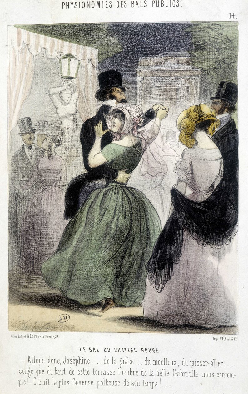 Baile popular de París: El baile del Chateau rouge de Charles Vernier
