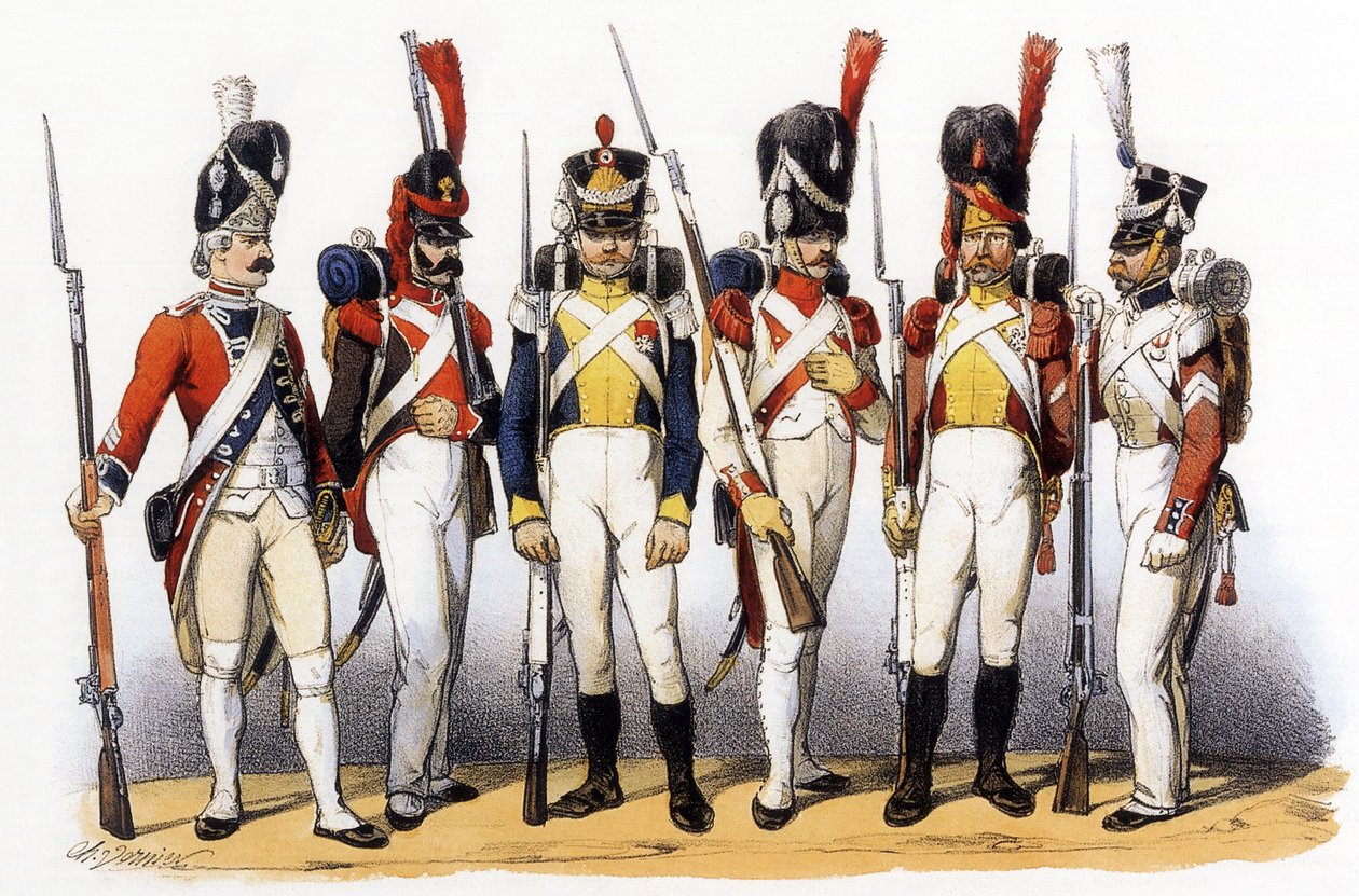 Uniformes del ejército francés: Tropas extranjeras al servicio de Francia de Charles Vernier