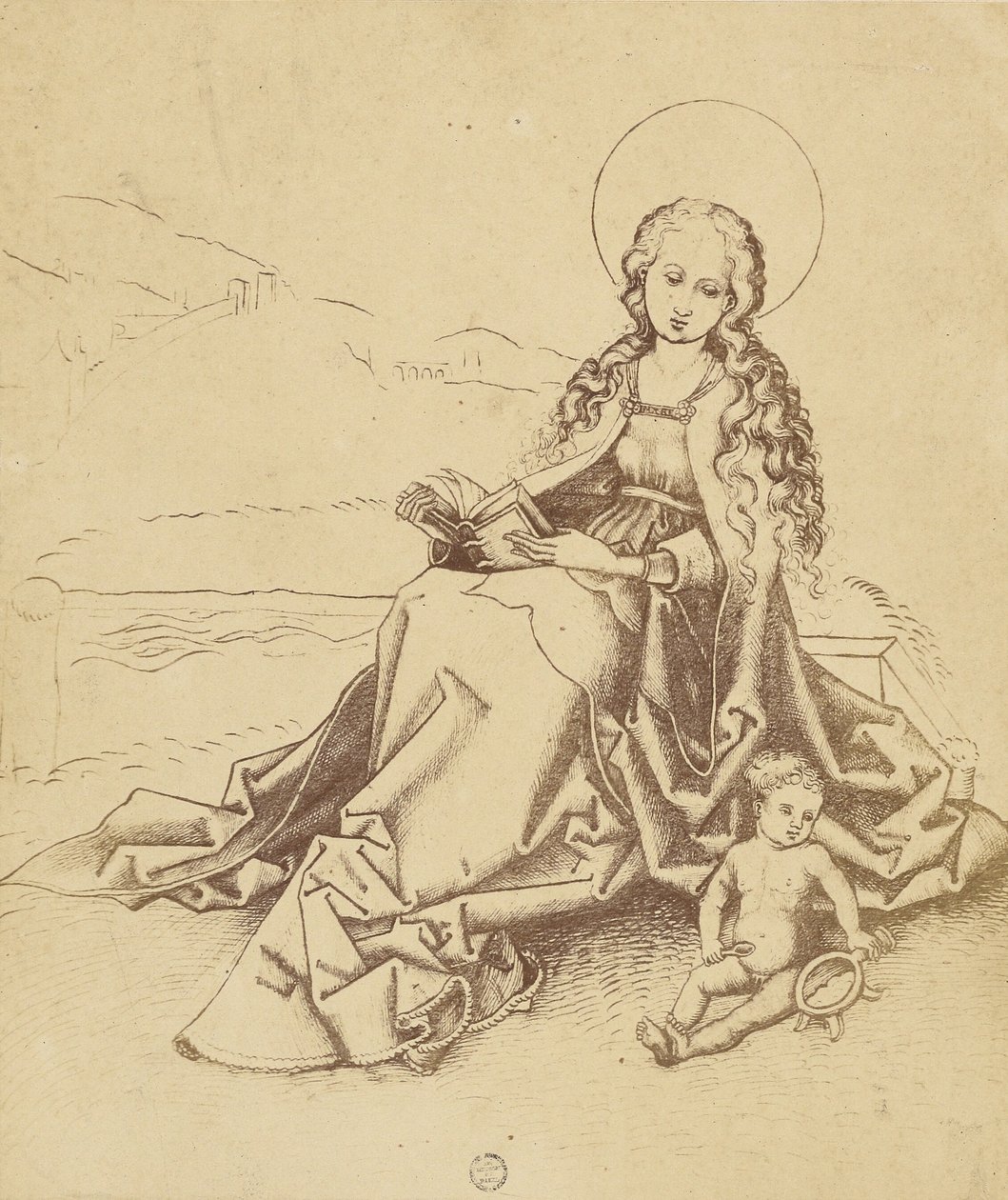 La Virgen con el Niño de Charles Von Bouell