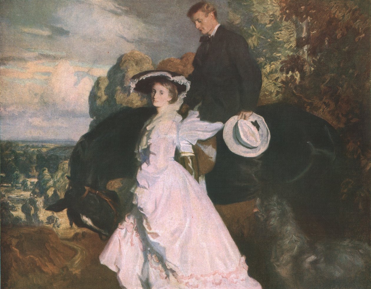 El regreso del paseo, 1902, c. 1930 de Charles Wellington Furse