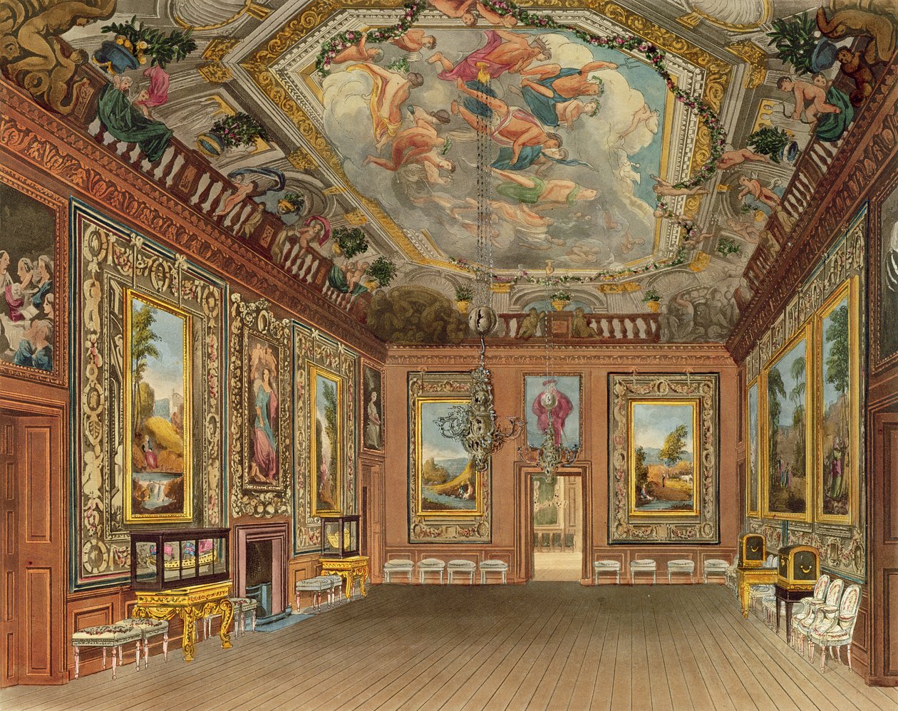El Salón de Dibujo de la Reina, Castillo de Windsor, de 