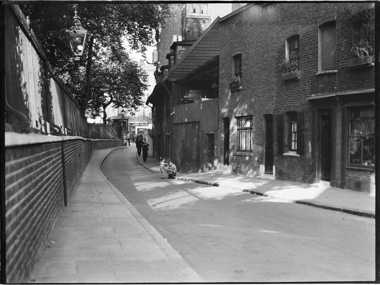 Calle Collingwood, Blackfriars, Southwark, Autoridad del Gran Londres, 1930s de Charles William Prickett