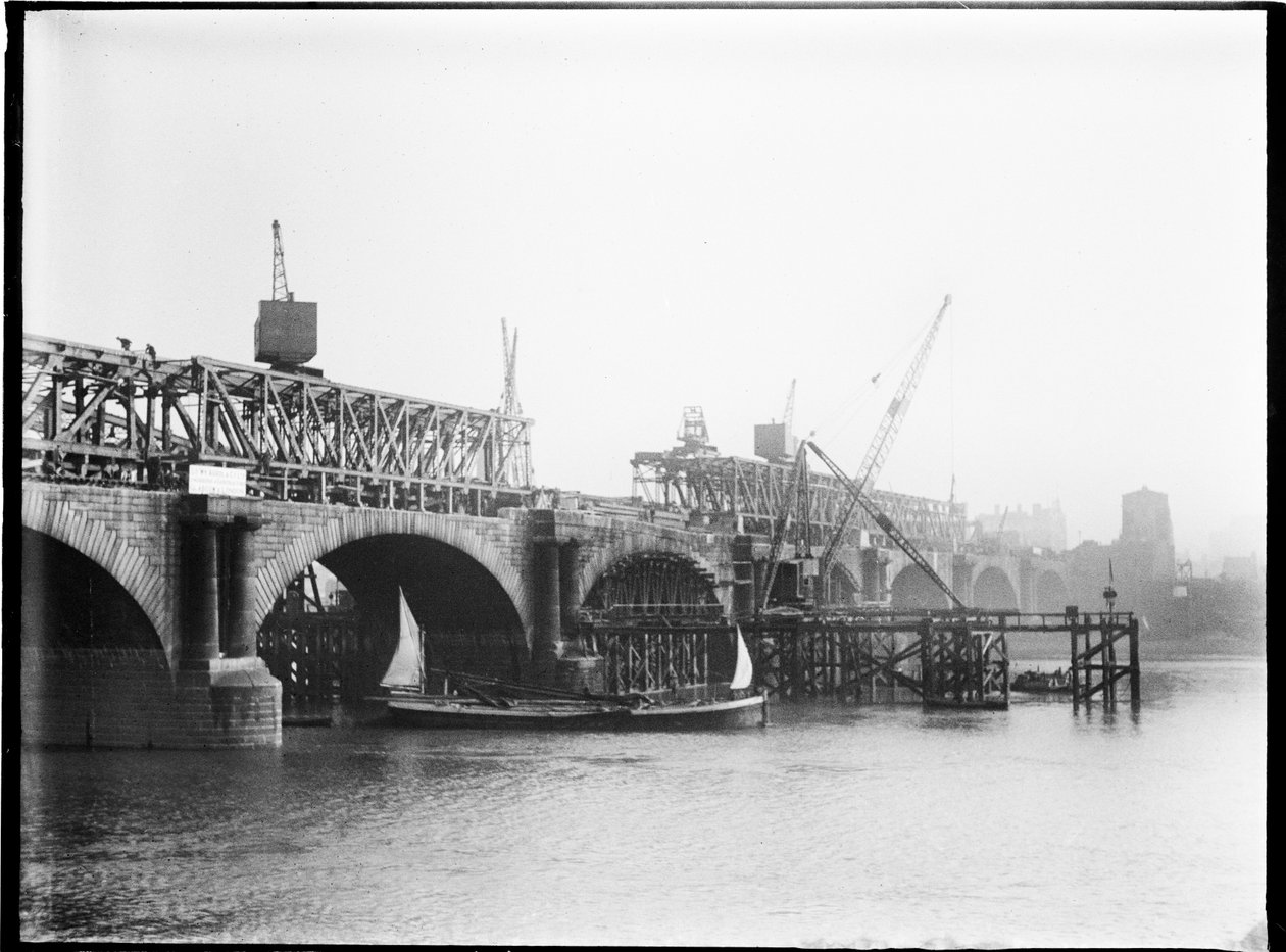 Demolición del Puente de Waterloo, Londres de Charles William Prickett