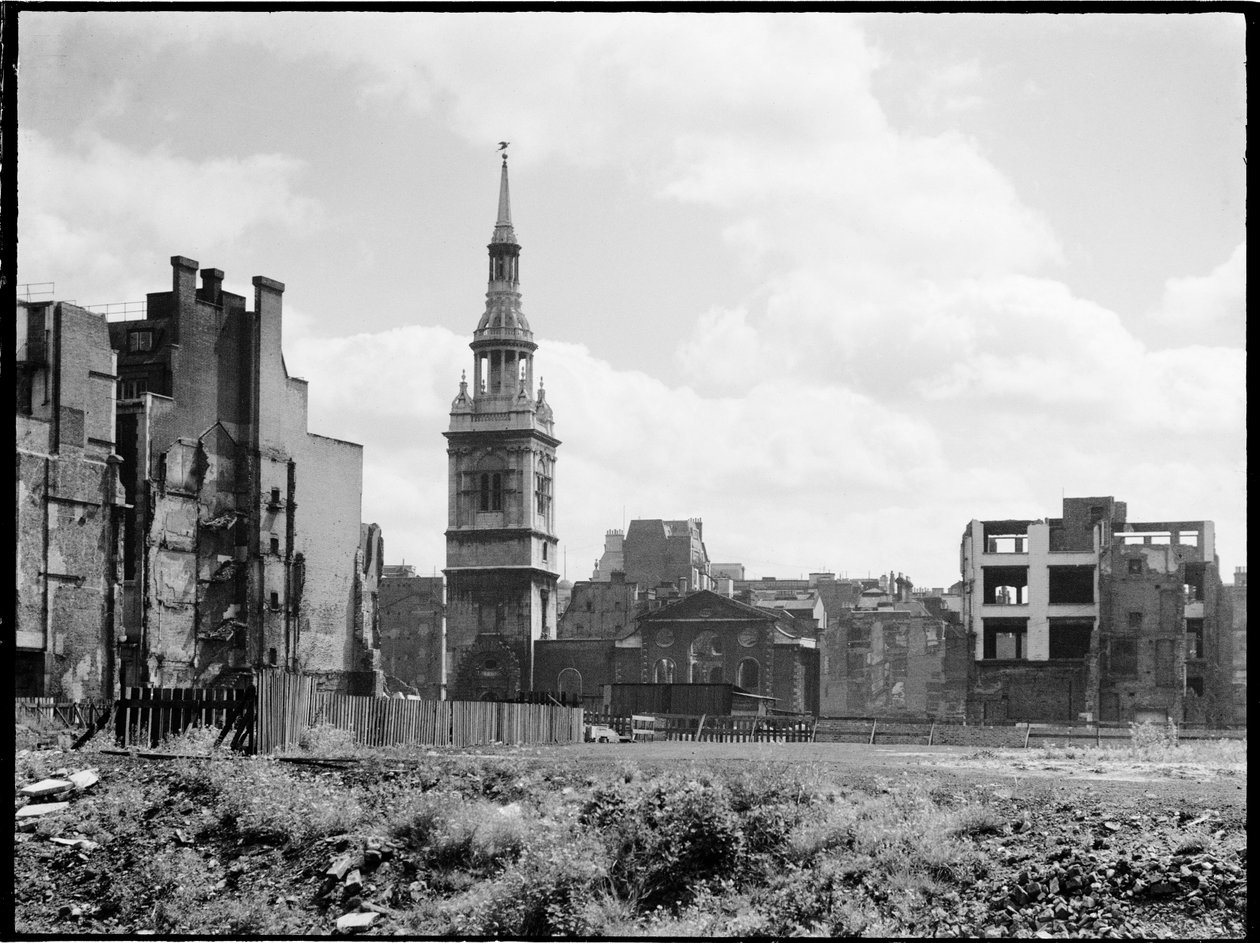 Iglesia de St Mary-le-Bow, Cheapside, Ciudad y Condado de la Ciudad de Londres, GLA de Charles William Prickett