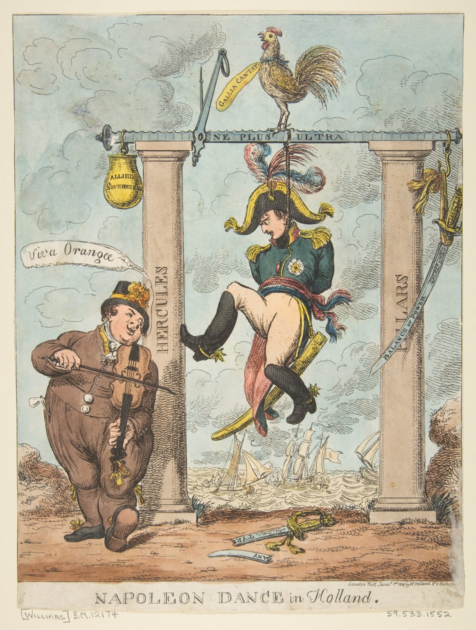 Baile de Napoleón en Holanda, 1 de enero de 1814 de Charles Williams