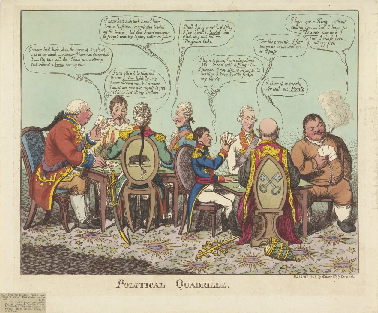 Cuadrilla política, 1806 Cuadrilla política (título sobre objeto) de Charles Williams