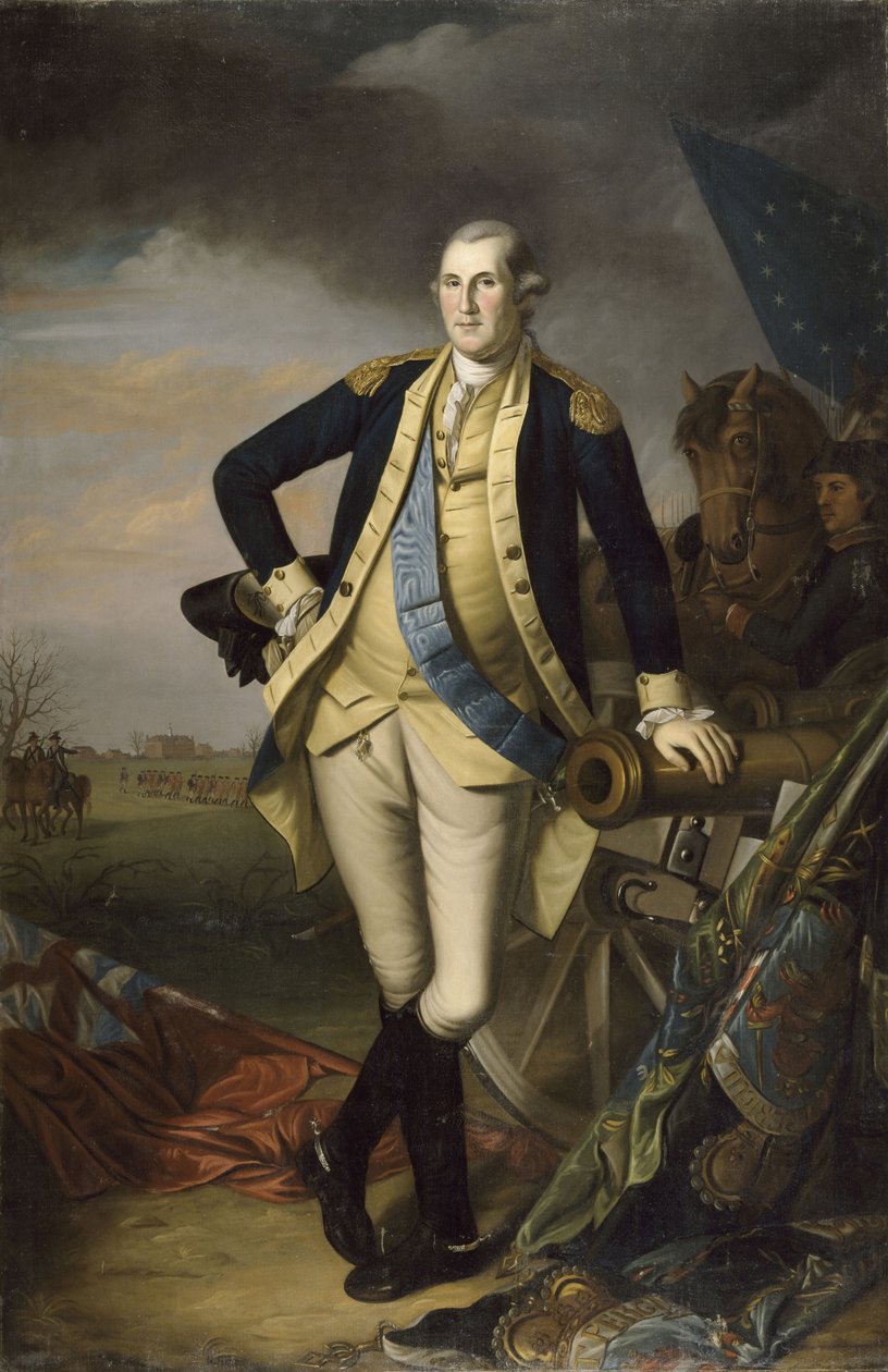 George Washington después de la Batalla de Princeton el 3 de enero de 1777 de Charles Willson Peale