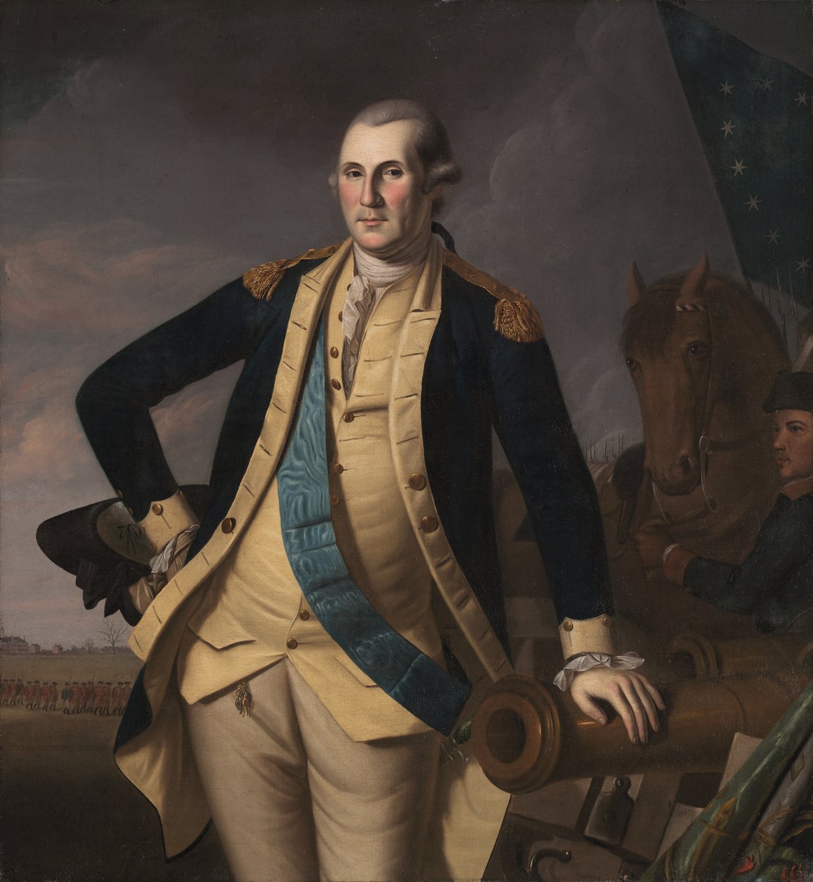 George Washington en la batalla de Princeton, c. 1779 (óleo sobre lienzo) de Charles Willson Peale