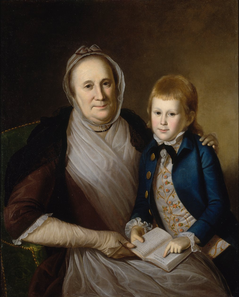 Sra. James Smith y nieto, 1776 de Charles Willson Peale
