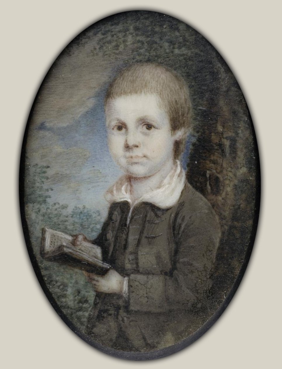 Retrato de un niño joven de Charles Willson Peale