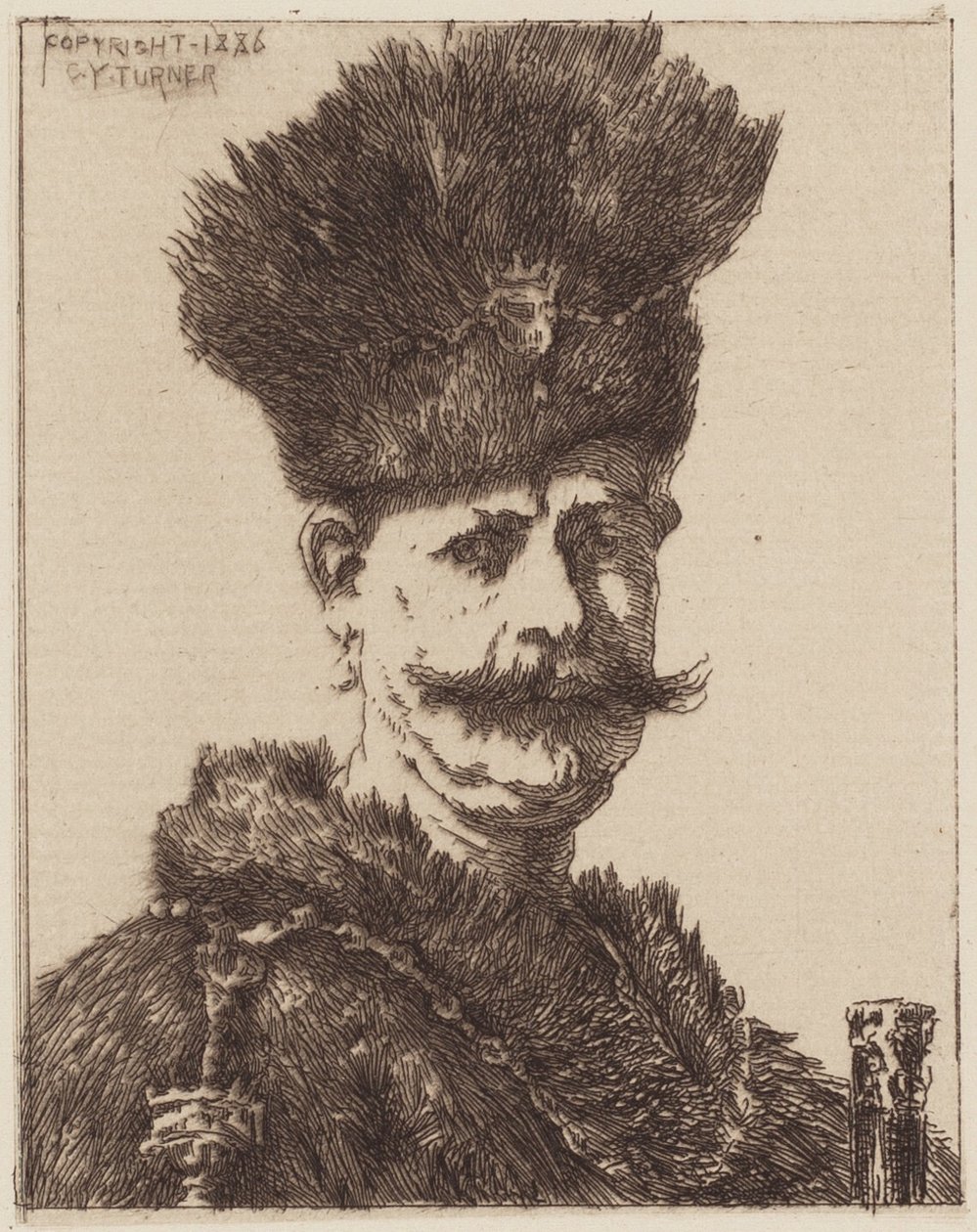 Retrato de un Hombre de Charles Yardley Turner