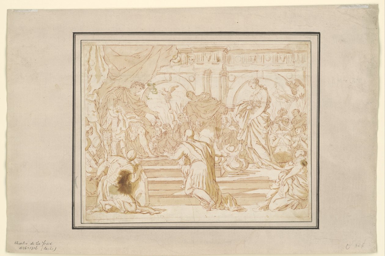 La magnanimidad de Escipión de Charles de Lafosse (possibly)