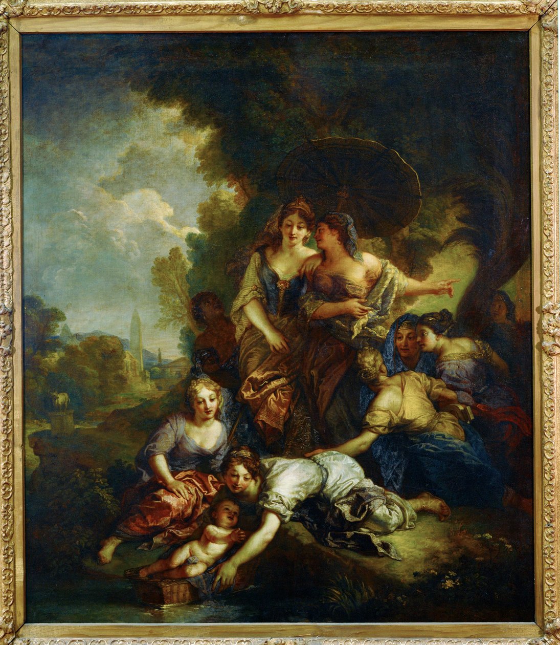 Moise sauve des eaux - Moisés salvado del río ... de Charles de Lafosse