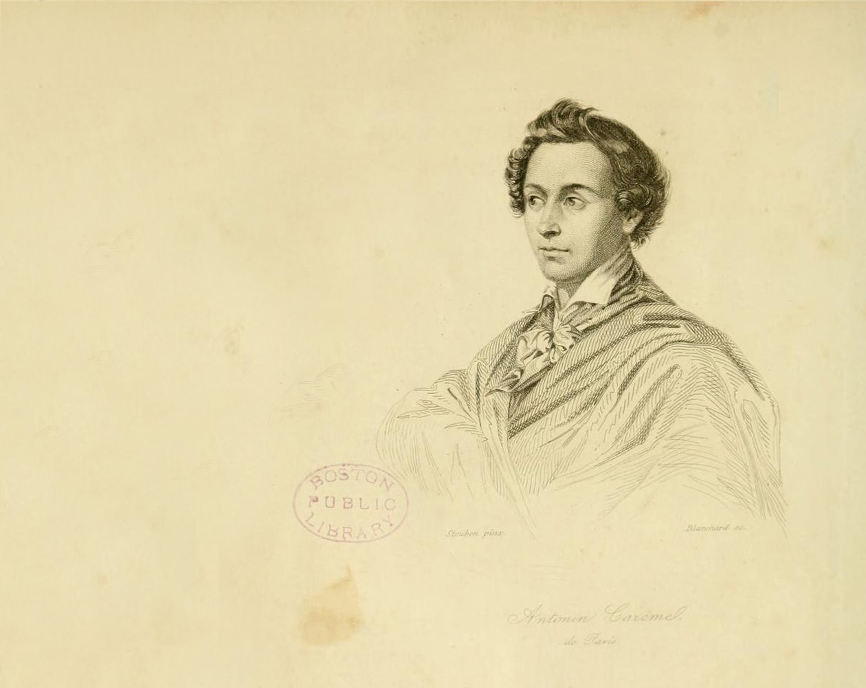 Marie-Antoine Carême 1784-1833 de Charles de Steuben