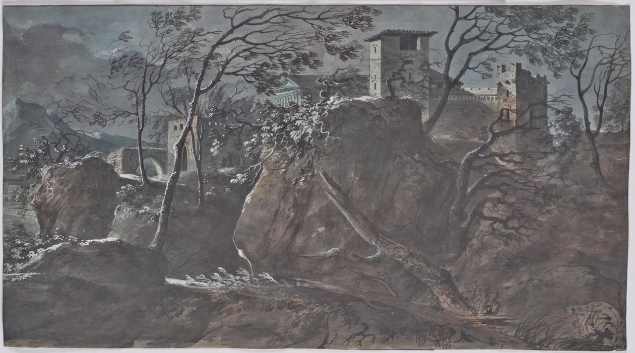 Antiguo paisaje fluvial de Charles de Thomas