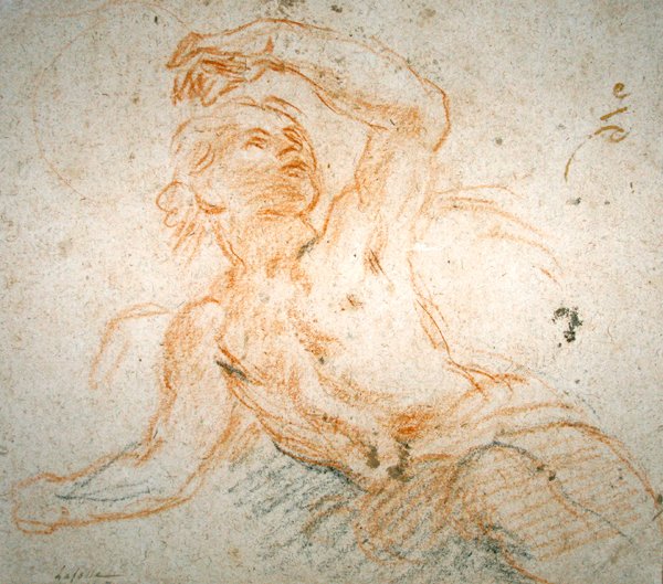 Estudio de ángeles de Charles de la Fosse