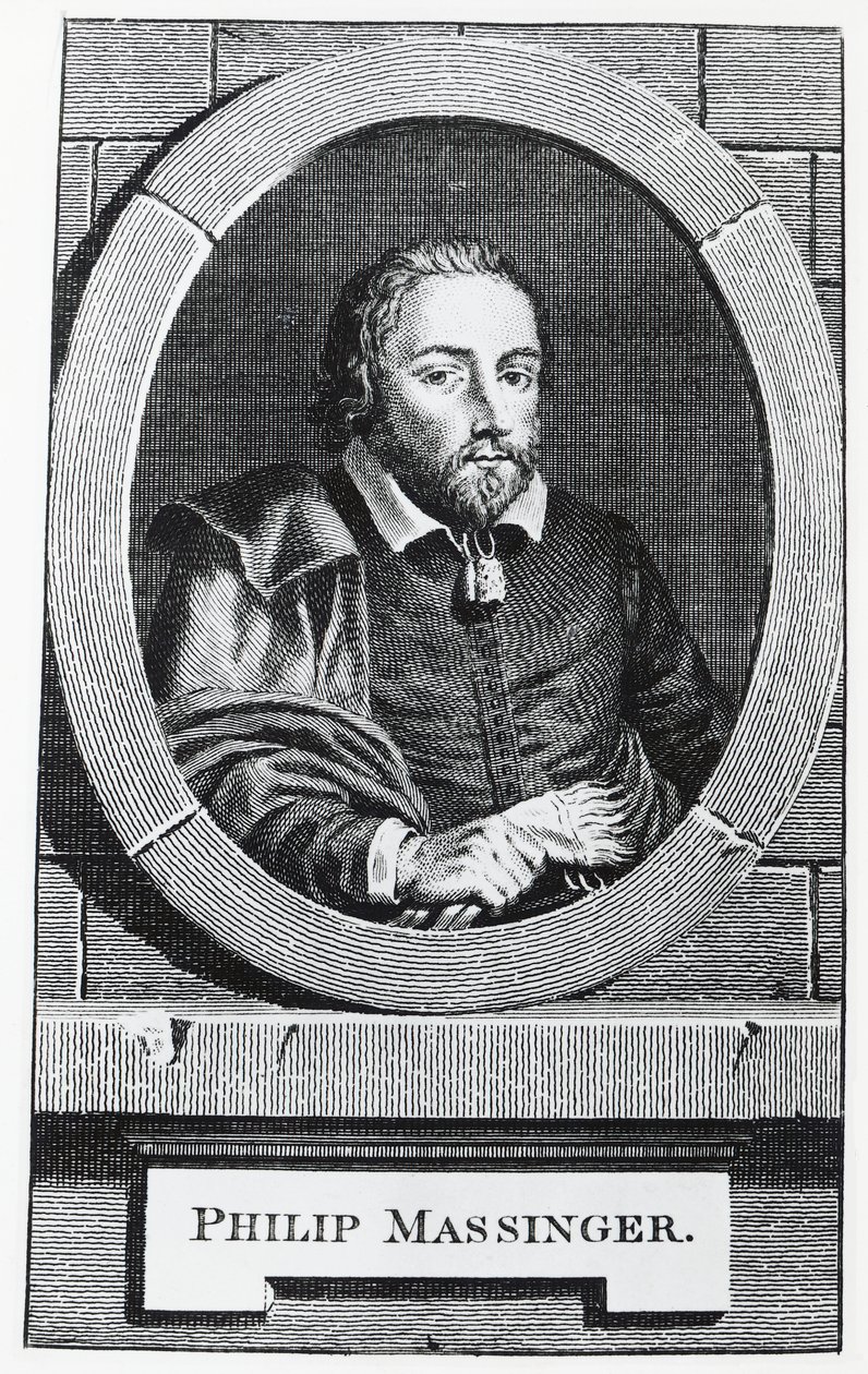 Retrato de Philip Massinger de Charles the Elder Grignion