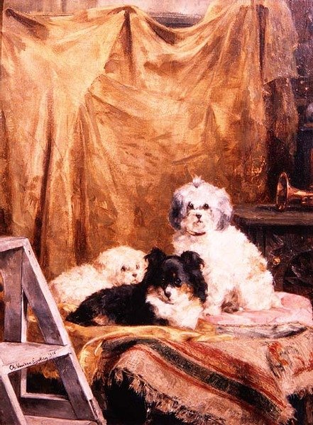 Los actores en las alas, descansando entre actos de Charles van den Eycken