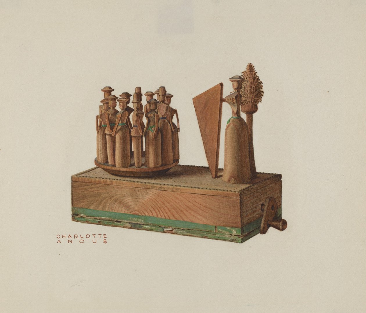 Caja de música alemana de Pensilvania de Charlotte Angus