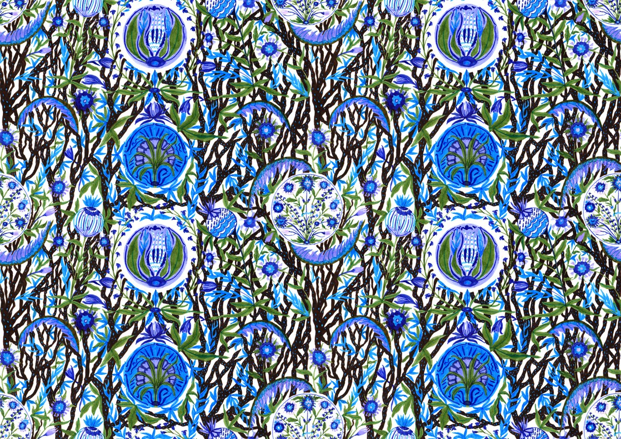 Diseño de Patrón del Museo Ashmolean #2 de Charlotte Orr