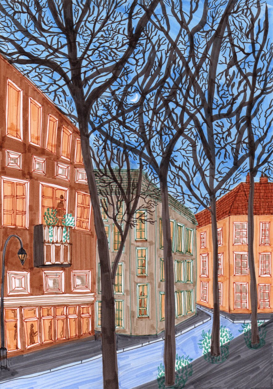 Friedrichshain de noche de Charlotte Orr