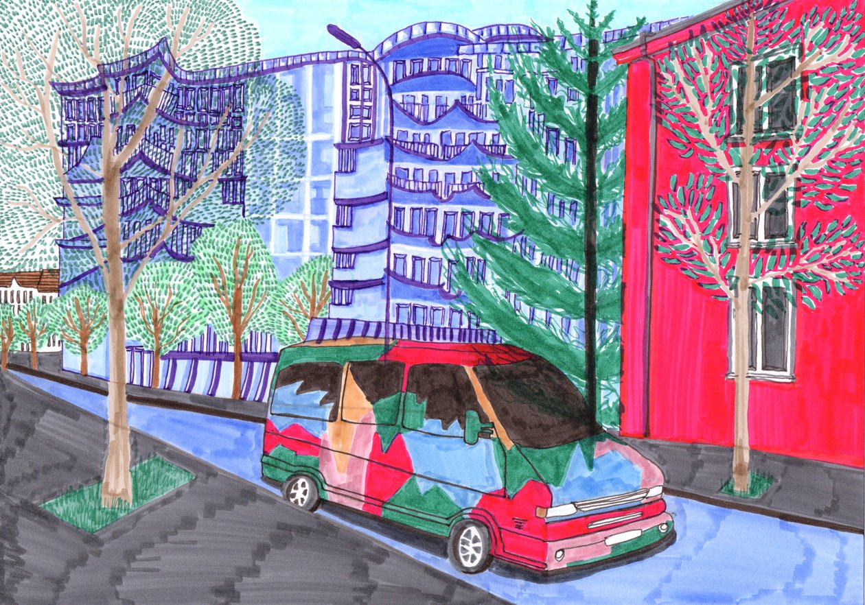 Koloniestraße, Boda de Charlotte Orr