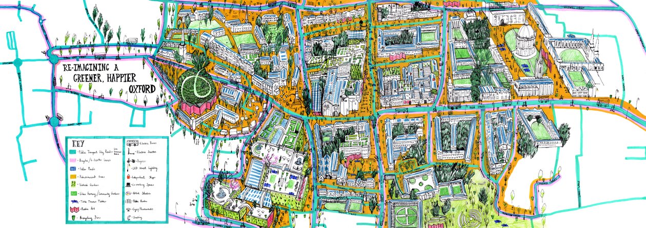 Mapa de Oxford, 2021 de Charlotte Orr