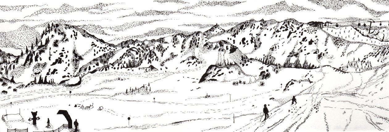 Esquí en Austria #2, 2020 de Charlotte Orr