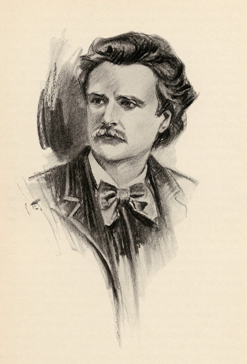 Edvard Grieg (1843-1907) ilustración de 
