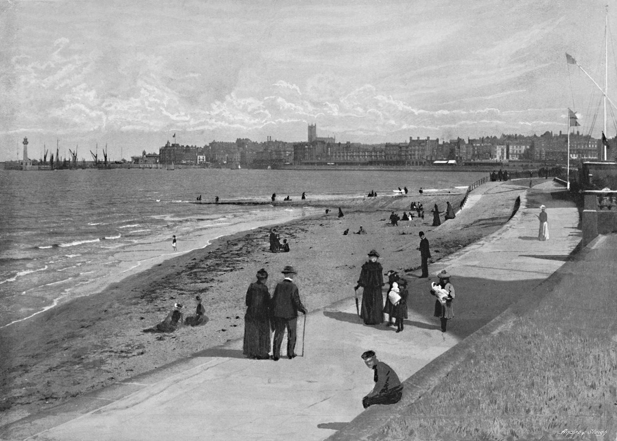 Margate, desde Royal Crescent, c1896 de Chester Vaughan