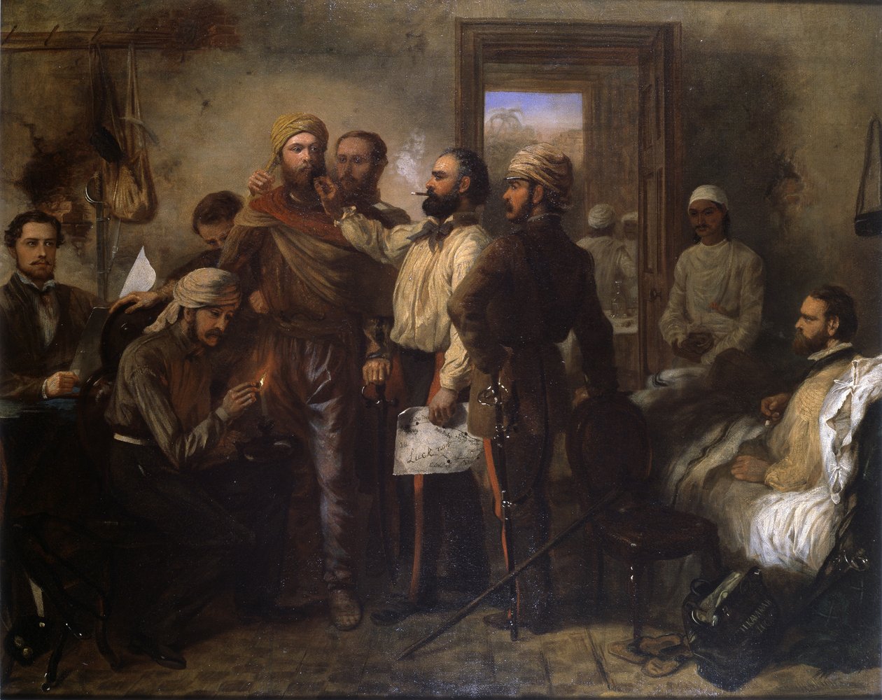 Thomas Henry Kavanagh VC (1821-82) disfrazado de nativo durante el motín indio en el sitio de Lucknow, 9 de noviembre de 1857, c.1860 de Chevalier Louis William Desanges