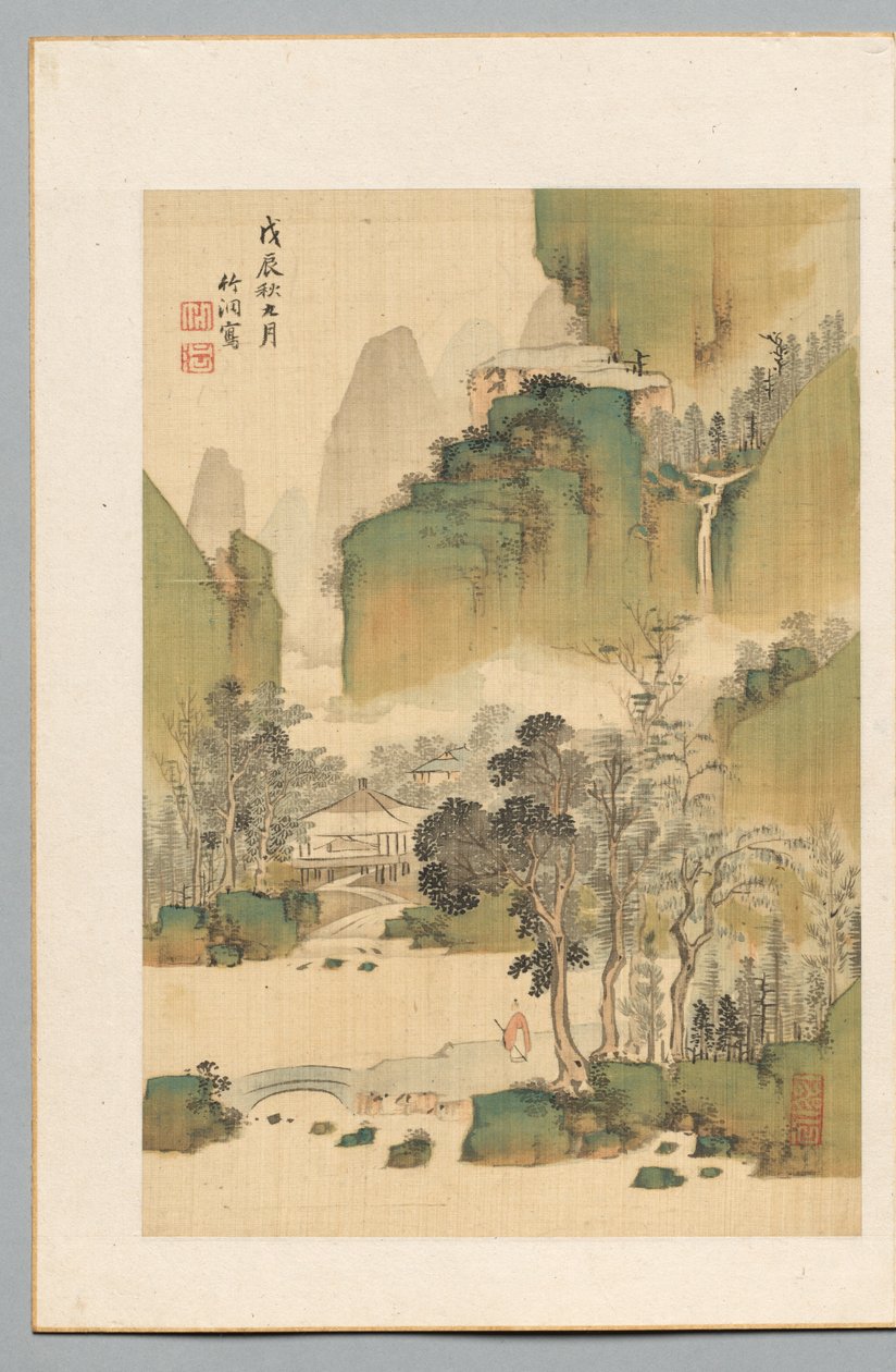Paisaje, 1808 de Chikuto Nakabayashi