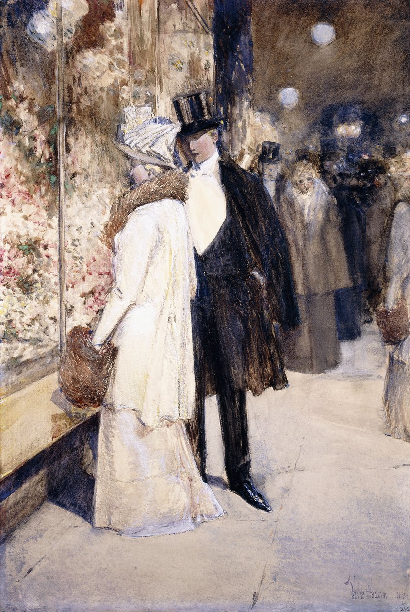 Nocturno de Año Nuevo, Nueva York de Childe Frederick Hassam