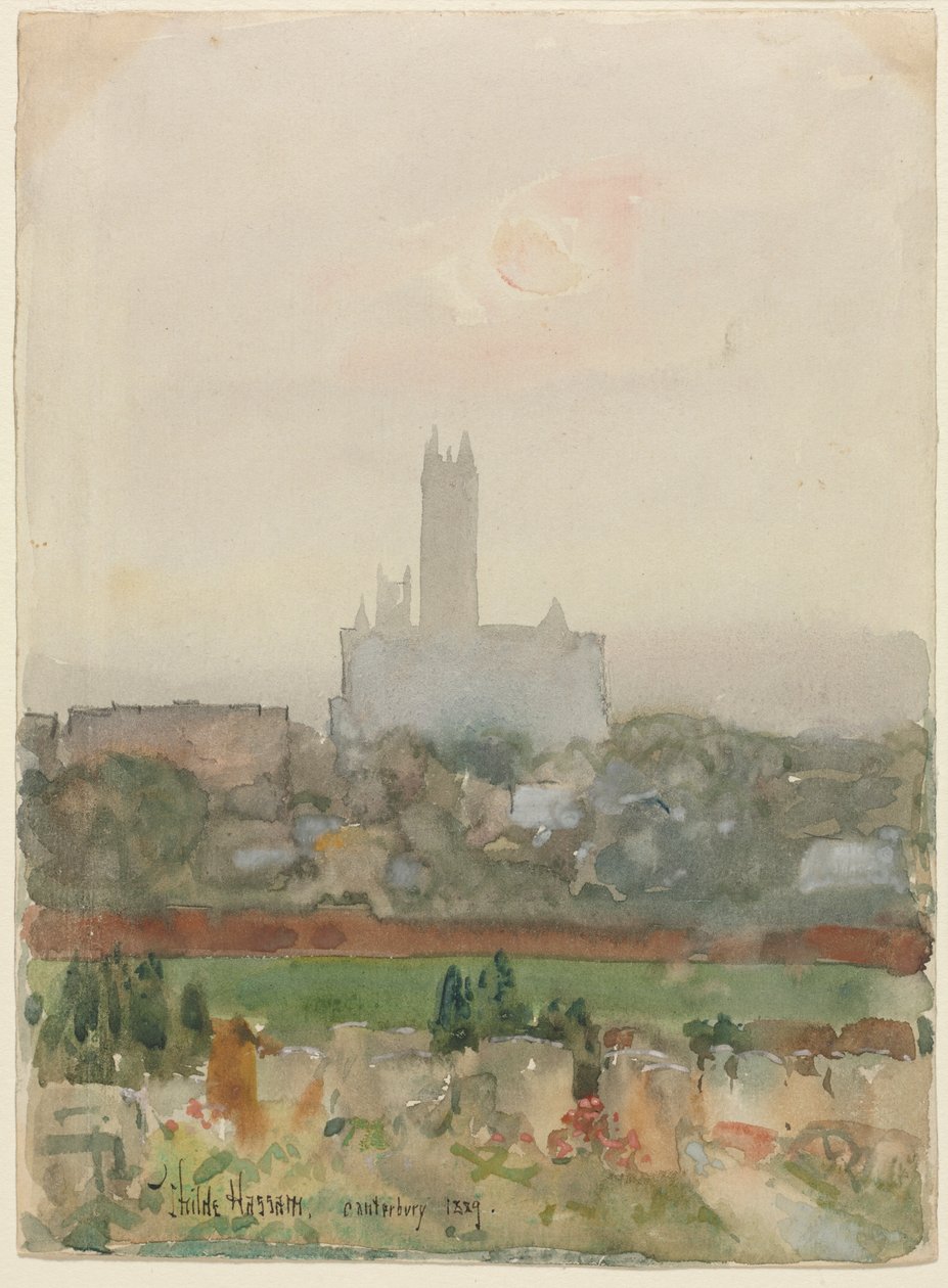 Catedral de Canterbury de Childe Frederick Hassam