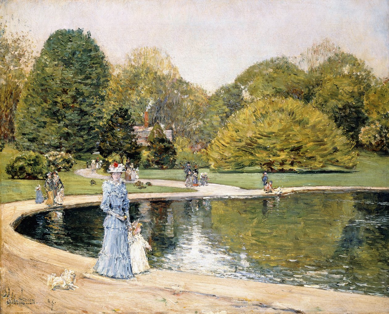 Parque Central de Childe Frederick Hassam