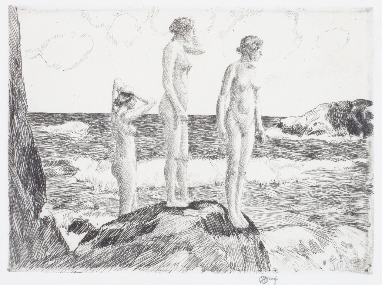 Bañistas de aguas profundas de Childe Frederick Hassam