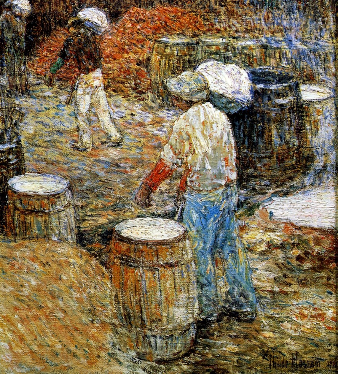 Nueva York, Hod Carriers de Childe Frederick Hassam