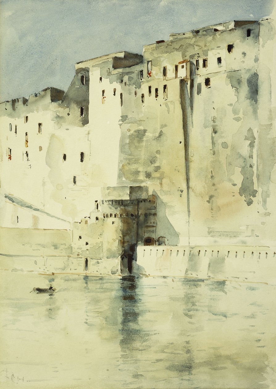Antigua fortaleza de Nápoles de Childe Frederick Hassam