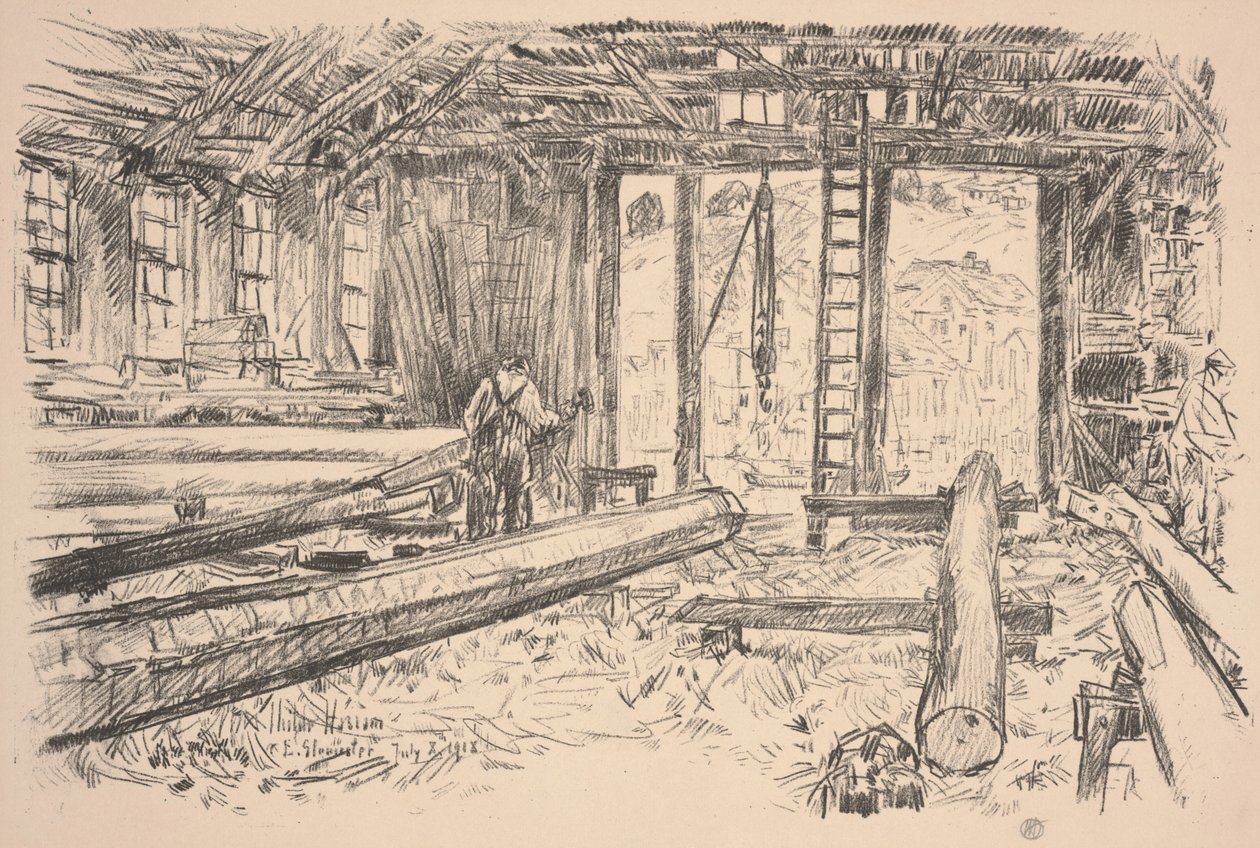 Tienda Spar, Gloucester de Childe Frederick Hassam