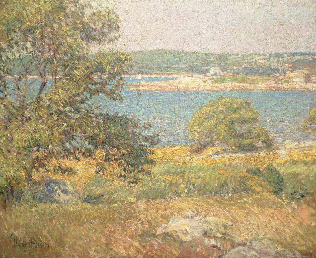 Ten Pound Island, c.1896-99 (óleo sobre lienzo) de Childe Frederick Hassam