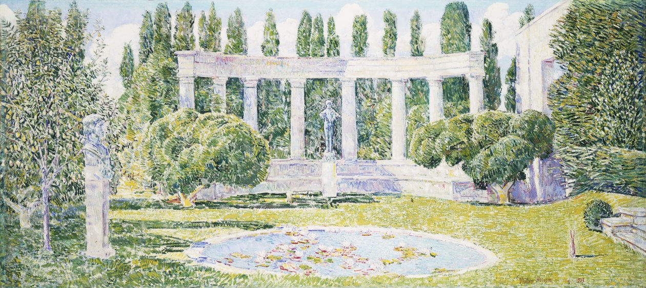 Los Jardines Bartlett, Amagansett de Childe Frederick Hassam