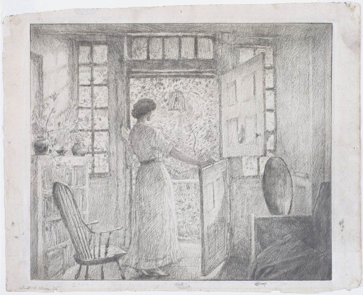 La puerta holandesa de Childe Frederick Hassam