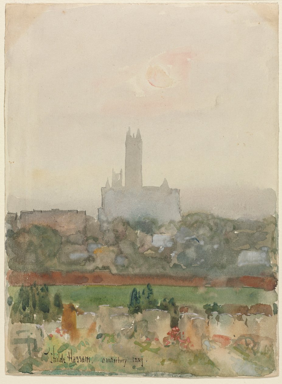 Catedral de Canterbury de Childe Hassam