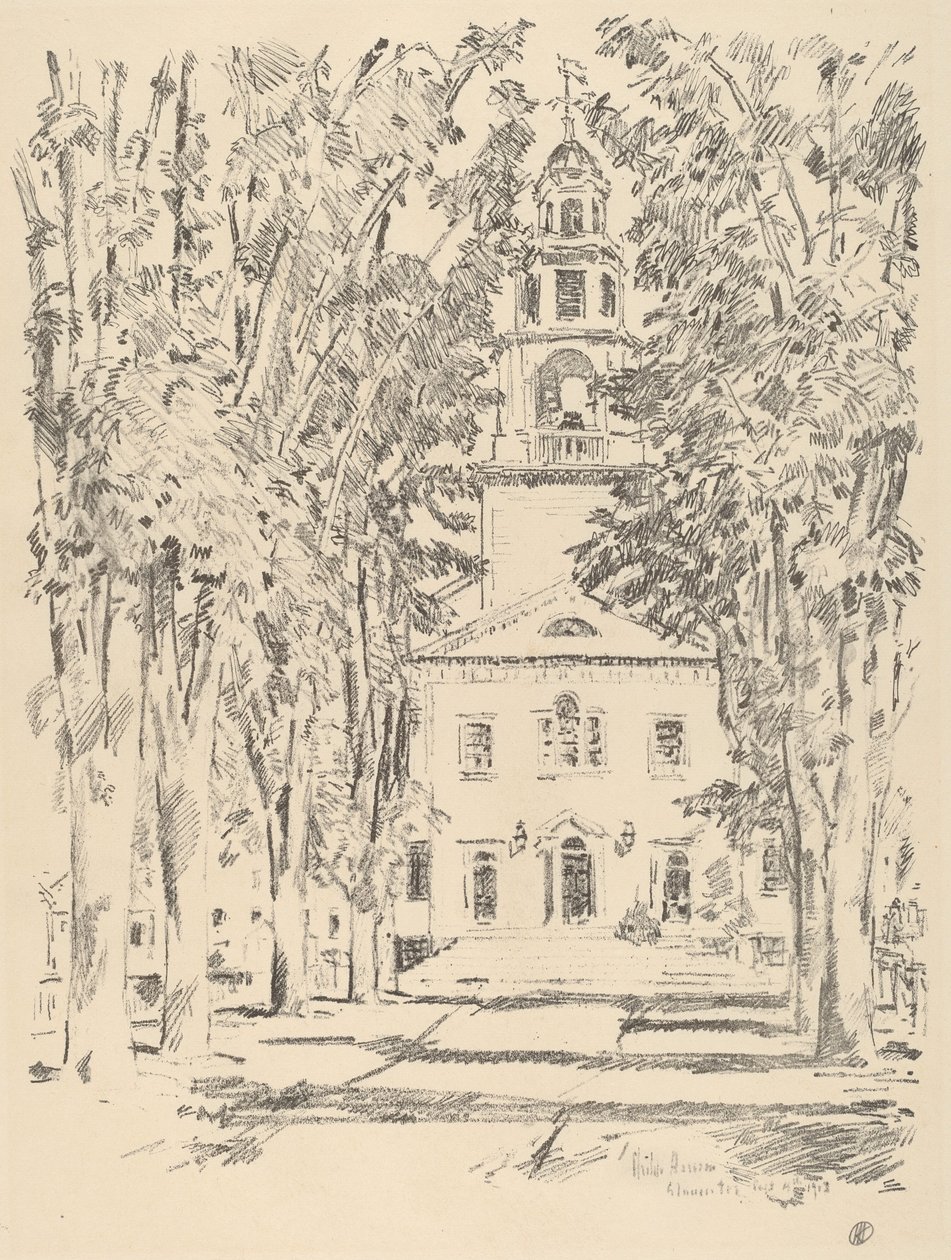 Iglesia colonial, Gloucester de Childe Hassam